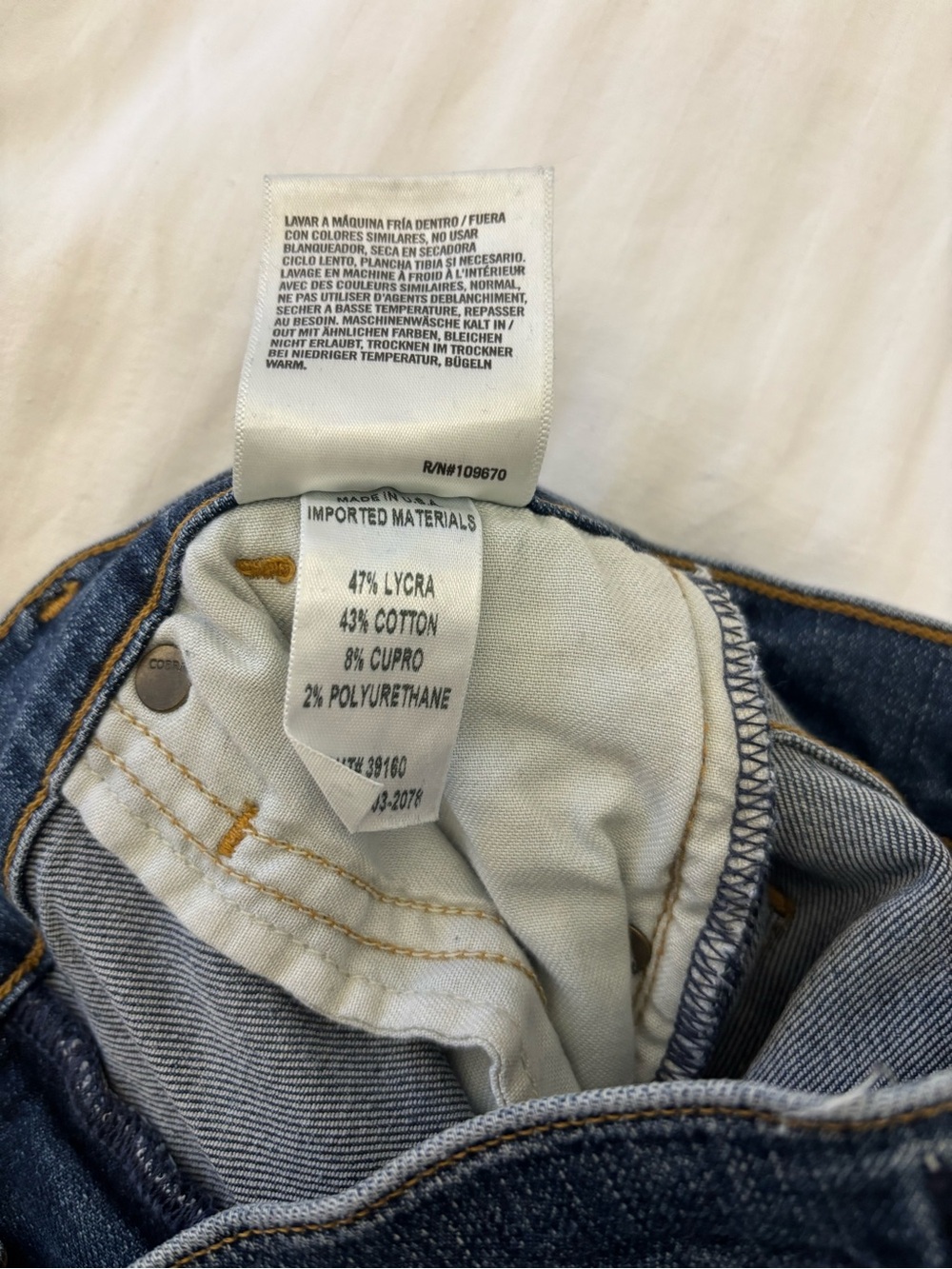 Agolde Size 25 Sophie Distressed High-Rise Skinny Jeans with stretch - Picture 6 of 6